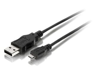 EQUIP CABO USB 2.0 A/M TO MICRO USB B/M 1.8MT PRETO — miniatura 1