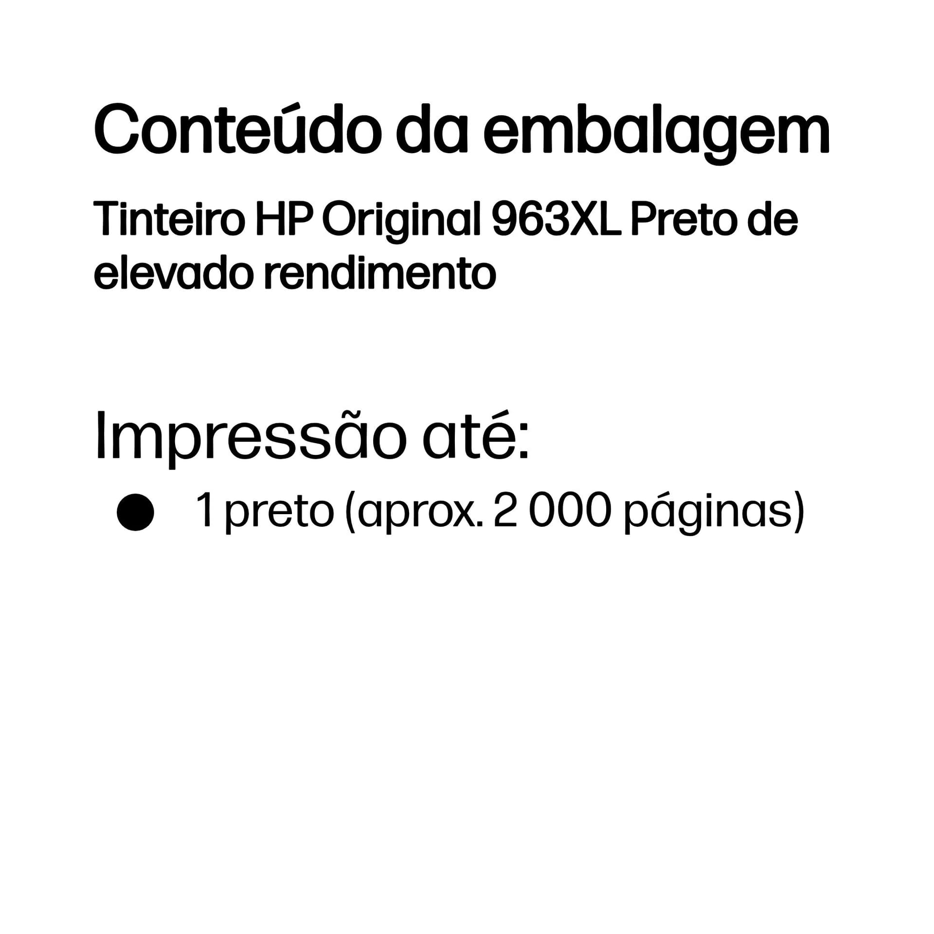 HP Tinteiro Original 963XL Preto de elevado rendimento — miniatura 3