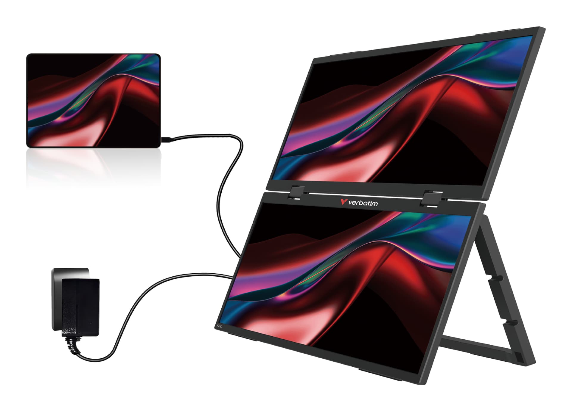 Verbatim Portable 15.6" FHD Dual Monitor Essentials — miniatura 6