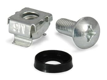 EQUIP KIT FIXAÇÃO PARAFUSOS M6 + ANILHA + PORCA GAIOLA EMB.20 UNID — miniatura 1