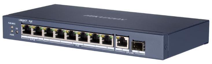 Hikvision DS-3E0510HP-E L2, Unmanaged, 8 Gigabit RJ45