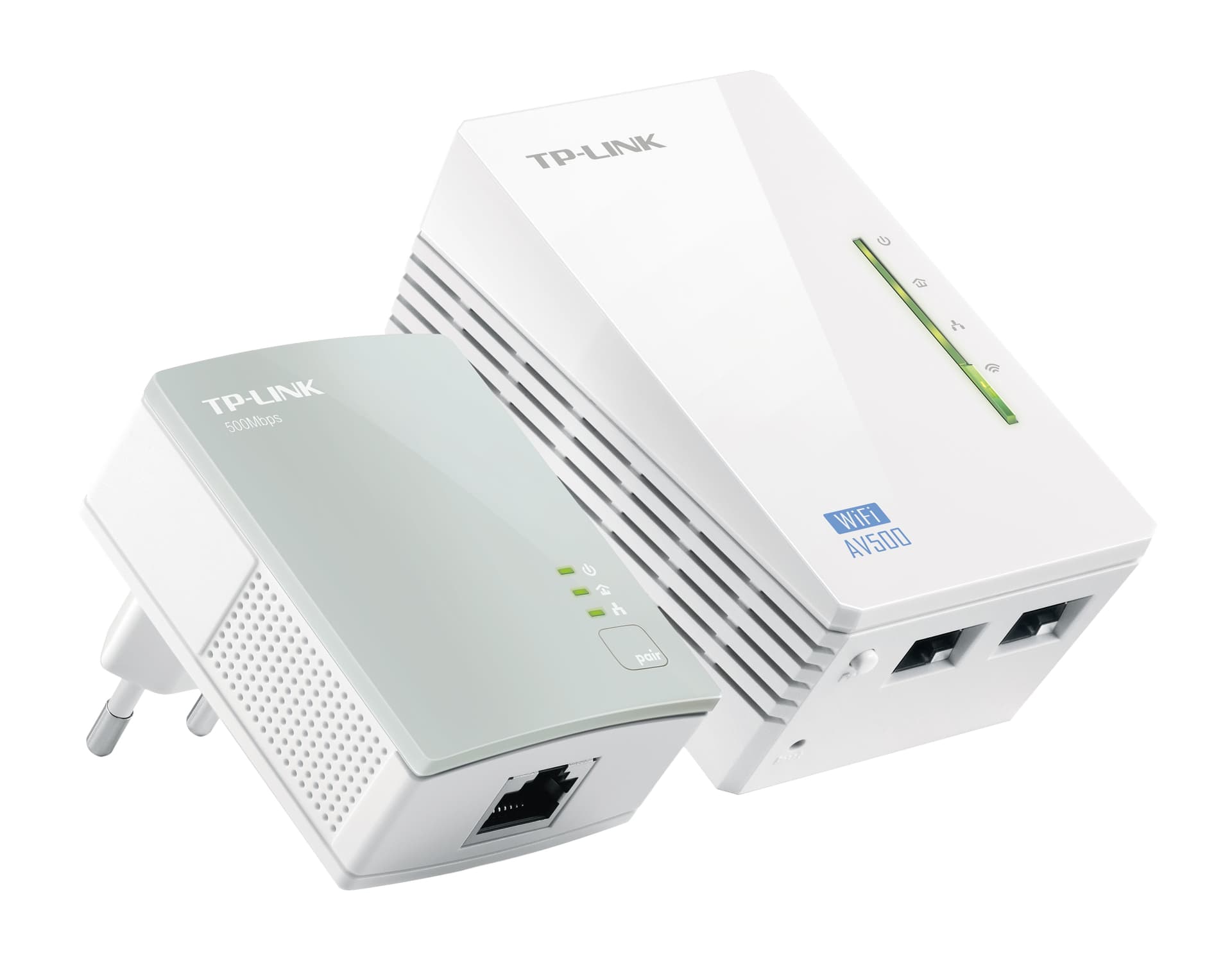 TP-LINK POWERLINE AV500 2PORT WIFI POWERLINE ADAPTER STARTER KIT