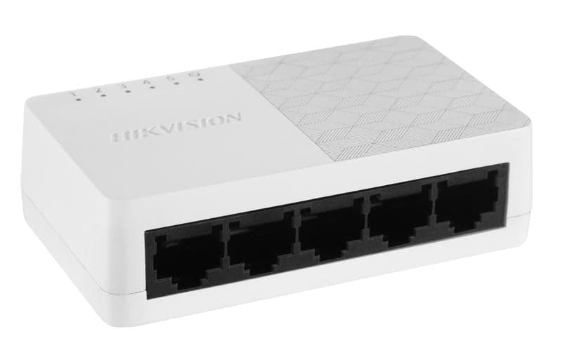 HIKVISION SWITCH 5-PORT FAST ETHERNET PLASTIC