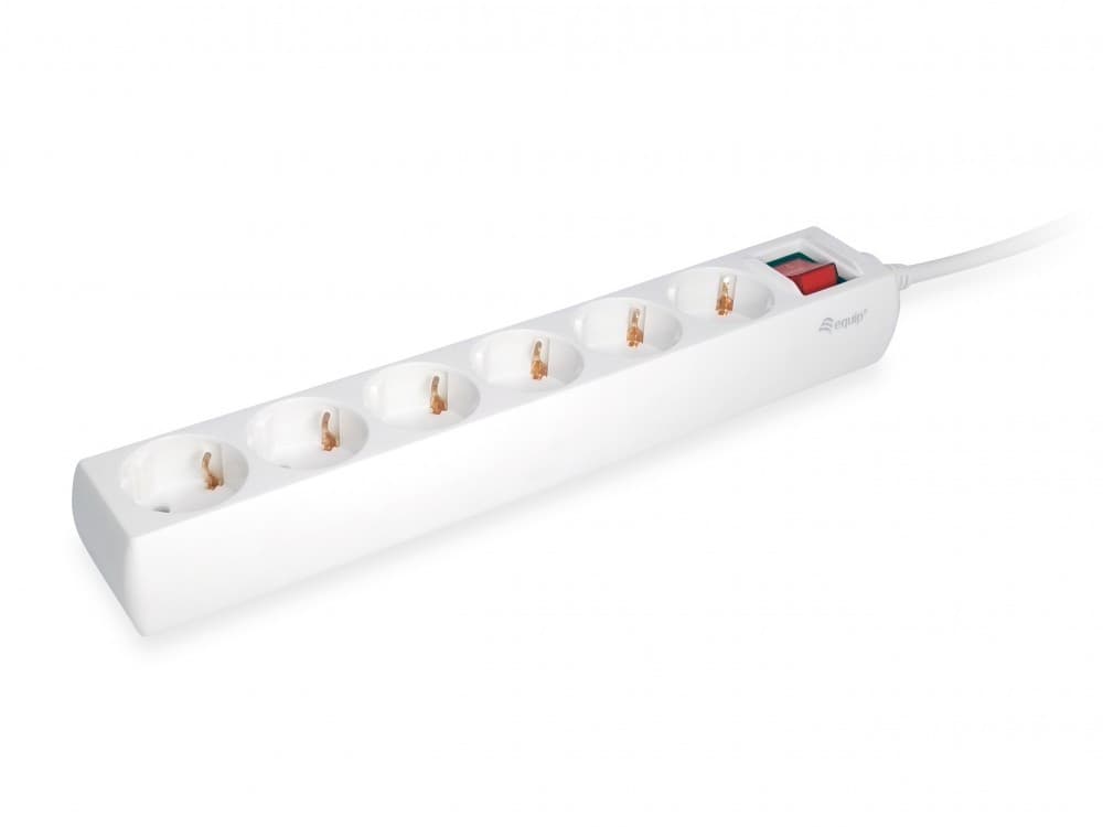 EQUIP LIFE EXTENSAO ELETRICA 6xSCHUKO C/INTERRUPTOR 1.5MT