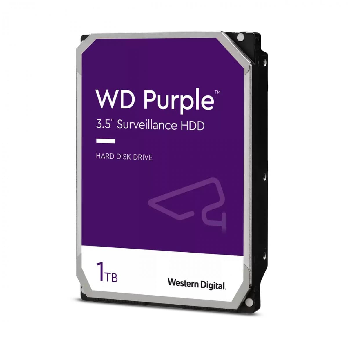WD HDD 3.5" 1TB 64MB CMR SURVEILLANCE PURPLE#PROMO APENAS STOCK#