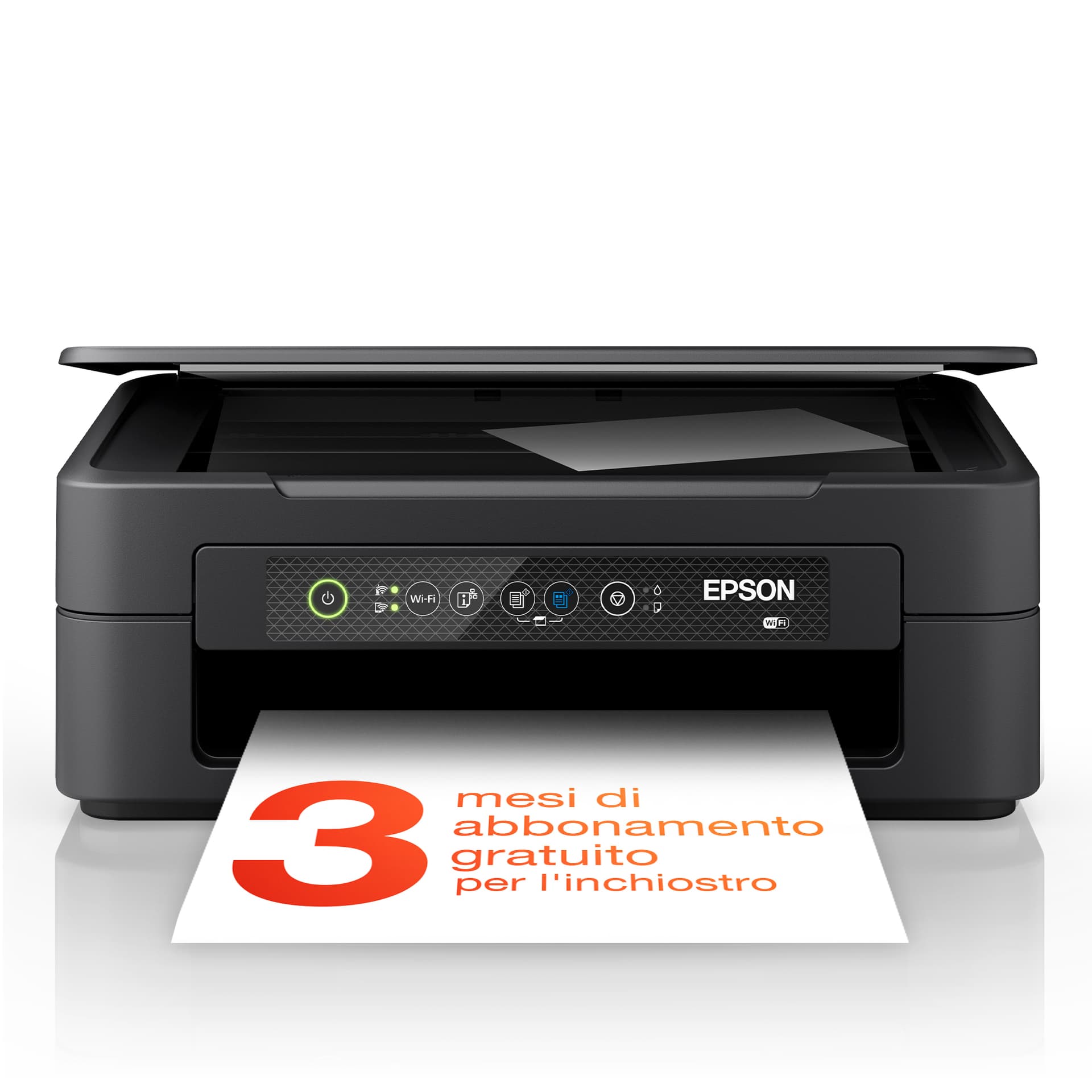 Epson Expression Home XP-2200 - Impressora multi-funções - a cores - jacto de tinta - A4/Legal (media) - até 8 ppm (impressão) - 50 folhas - USB, Wi-Fi - preto