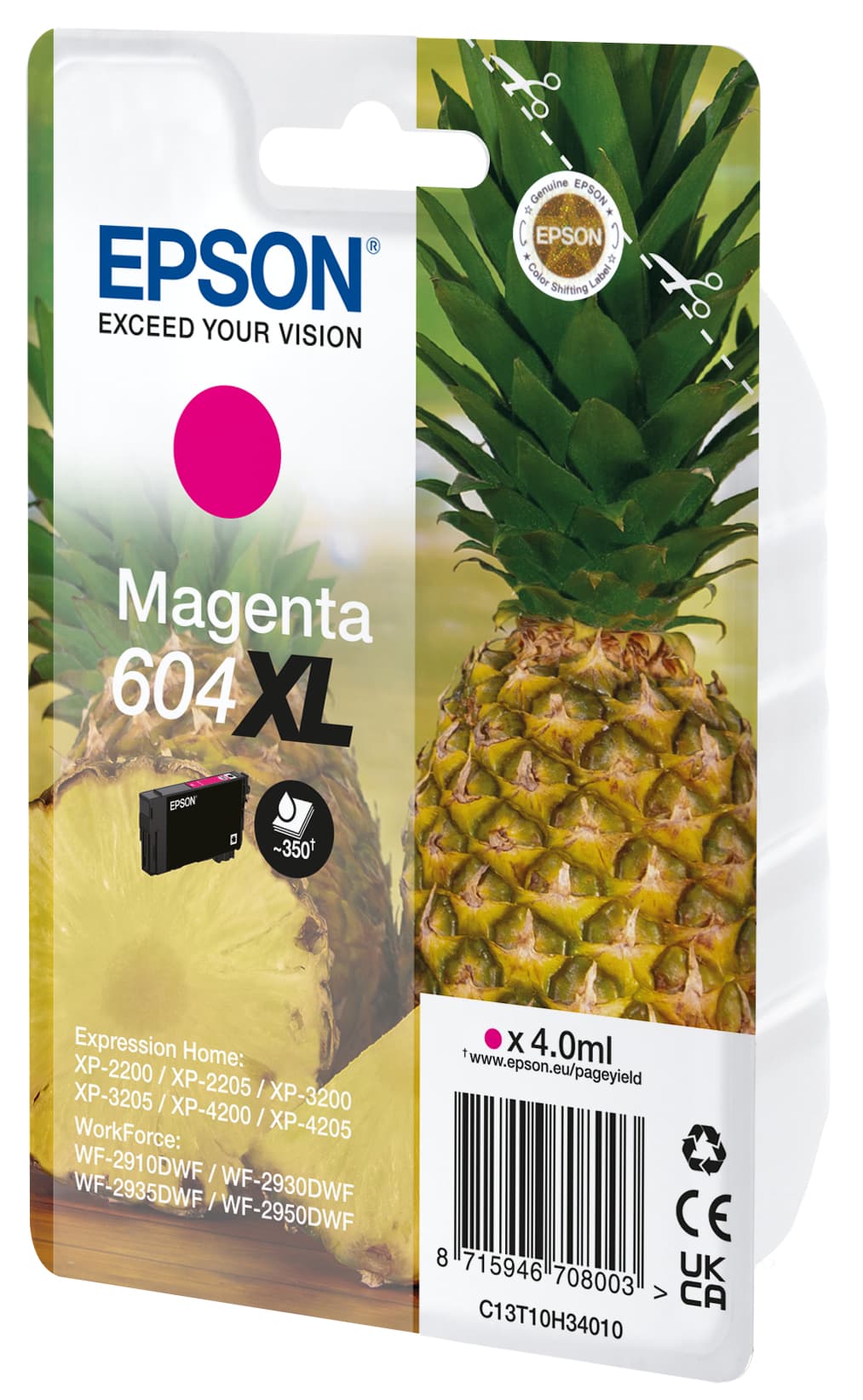 Epson Singlepack Magenta 604XL Ink