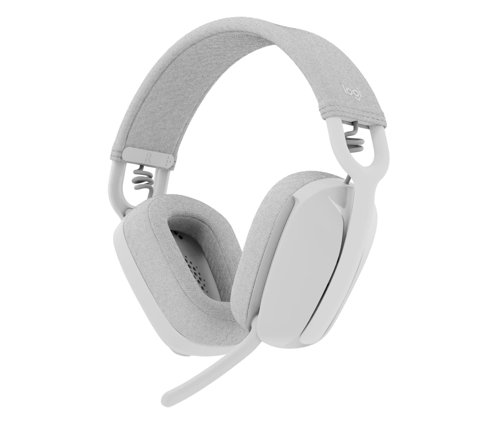 Logitech Zone Vibe 100 - Auscultadores - tamanho completo - bluetooth - sem fios - branco sujo