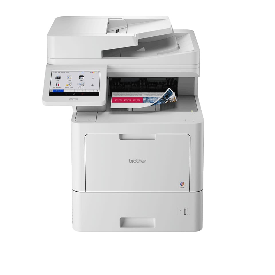 Brother MFC-L9630CDN - Impressora multi-funções - a cores - laser - A4/Legal (media) - até 40 ppm (cópia) - até 40 ppm (impressão) - 620 folhas - 33.6 Kbps - Gigabit LAN, USB 2.0, host USB, NFC