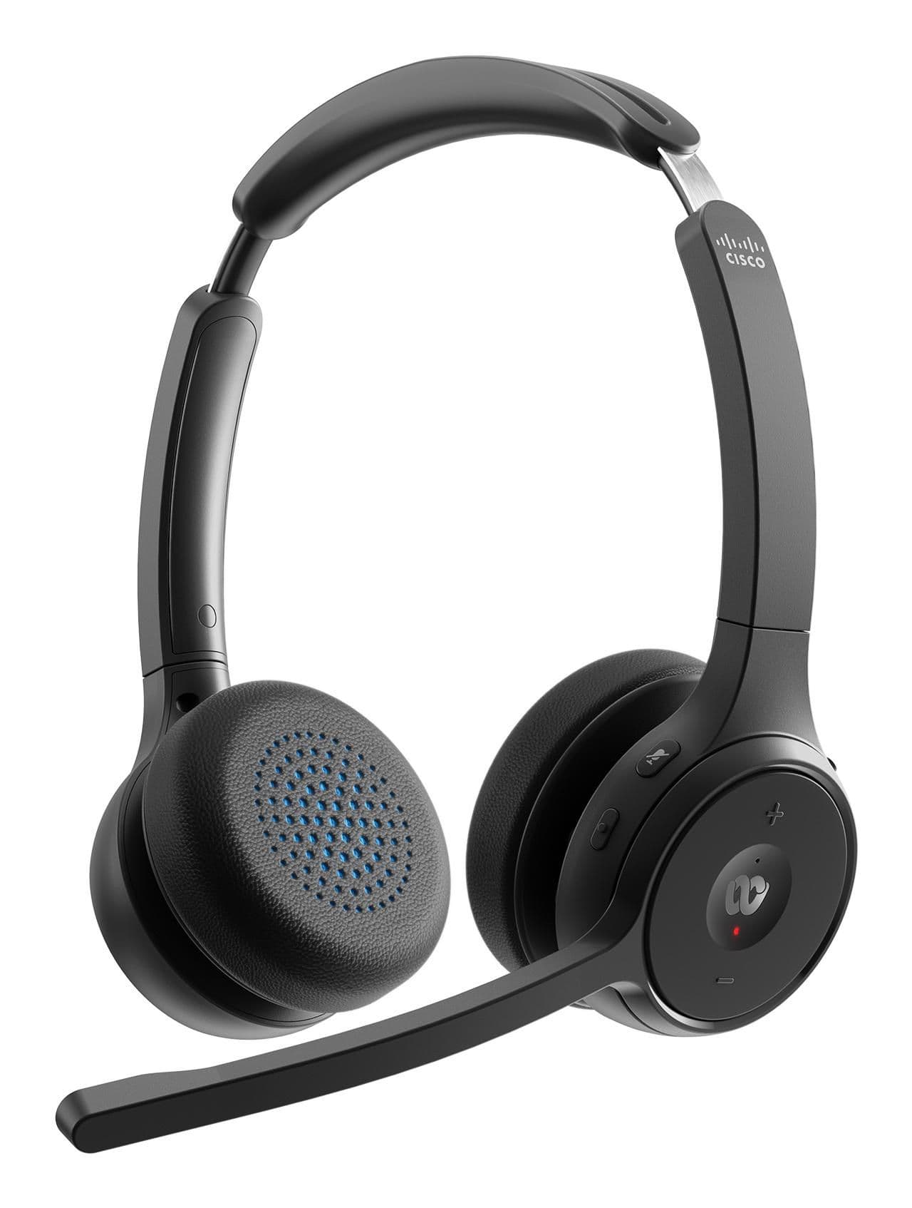 Cisco Headset 722 - Auscultadores - no ouvido - bluetooth - sem fios - preto carvão - Cisco Webex Certified