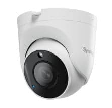 Synology BC500 - Câmara de vigilância de rede - bala - exterior, interior - à prova de pó / impermeável - a cores (Dia&Noite) - 5 MP - 2880 x 1620 - 720p, 1080p - focal fixo - áudio - LAN 10/100 - H.264, H.265 - DC 12 V / PoE Classe 3 - Compatível co