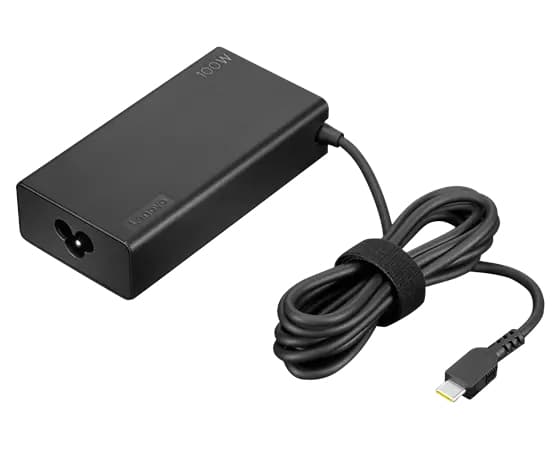 Lenovo - Adaptador de corrente USB-C - AC 100-240 V - 100 watt - preto - para ThinkPad T16 Gen 4 21QN