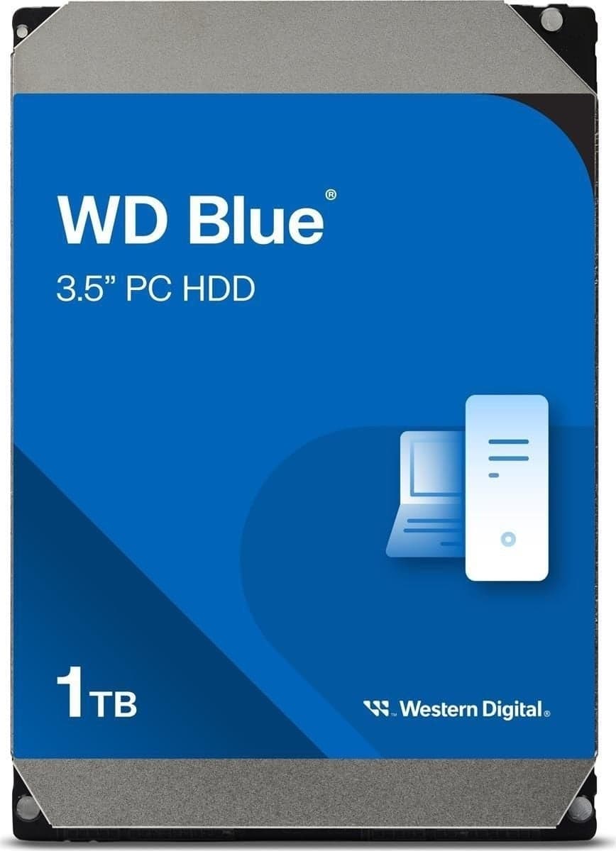 WD Blue WD10EARZ - Disco rígido - 1 TB - interna - 3.5" - SATA - 5400 rpm - buffer: 64 MB