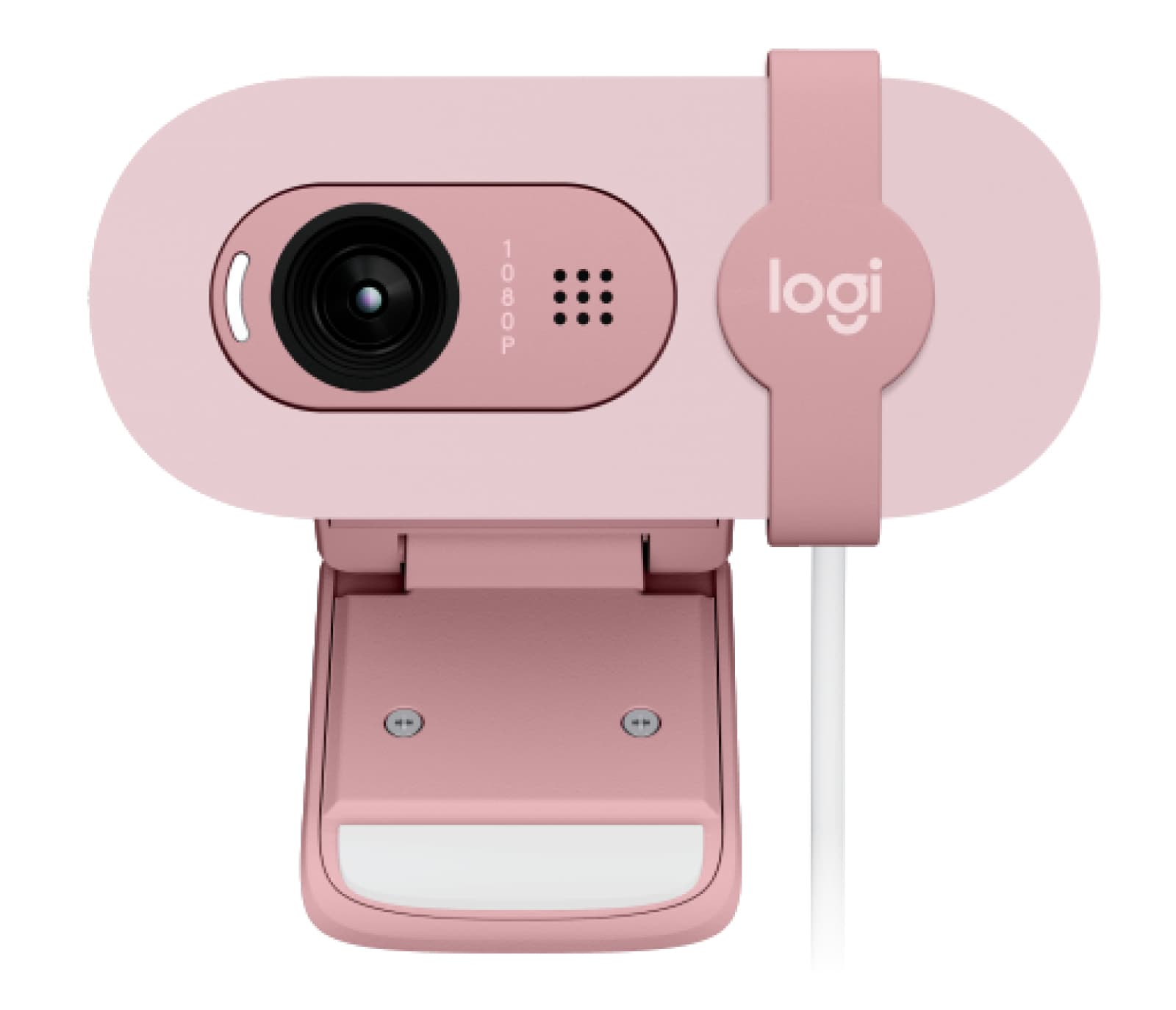 Logitech BRIO 100 - Câmara web - a cores - 2 MP - 1920 x 1080 - 1080p, 720p - áudio - USB