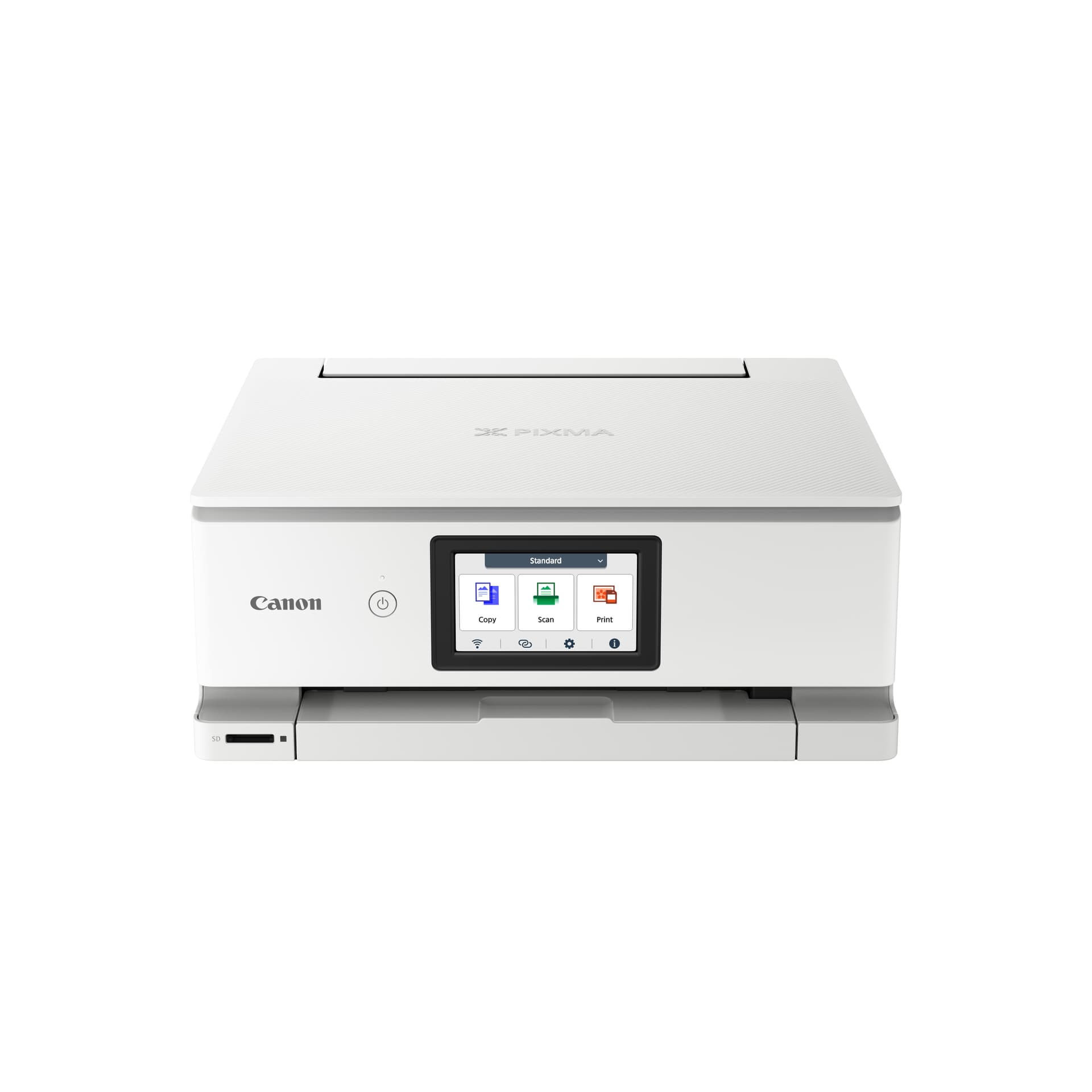 Canon PIXMA TS8751 - Impressora multi-funções - a cores - jacto de tinta - Legal (216 x 356 mm) (original) - A4/Legal (media) - até 15 ipm (impressão) - 200 folhas - USB 2.0, Wi-Fi(ac) - branco