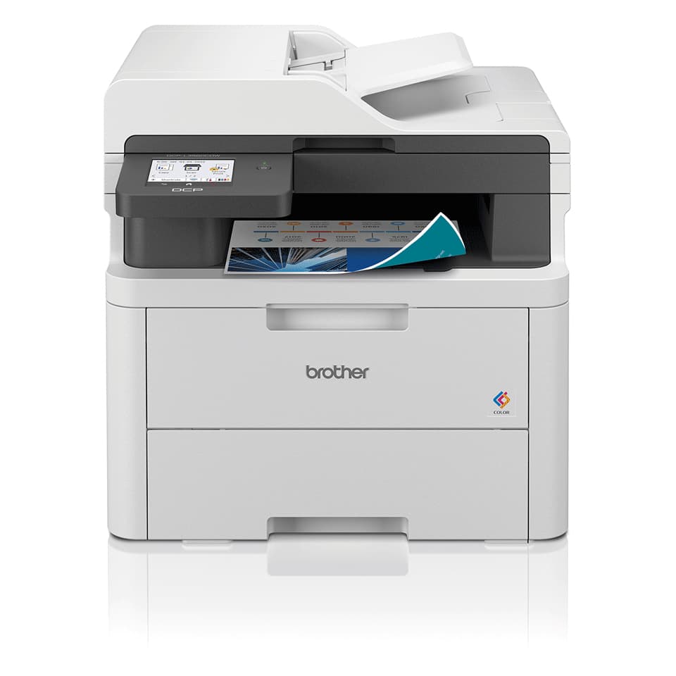 Brother DCP-L3560CDW - Impressora multi-funções - a cores - LED - A4/Legal (media) - até 26 ppm (cópia) - até 26 ppm (impressão) - 250 folhas - USB 2.0, Wi-Fi(n), Gigabit LAN