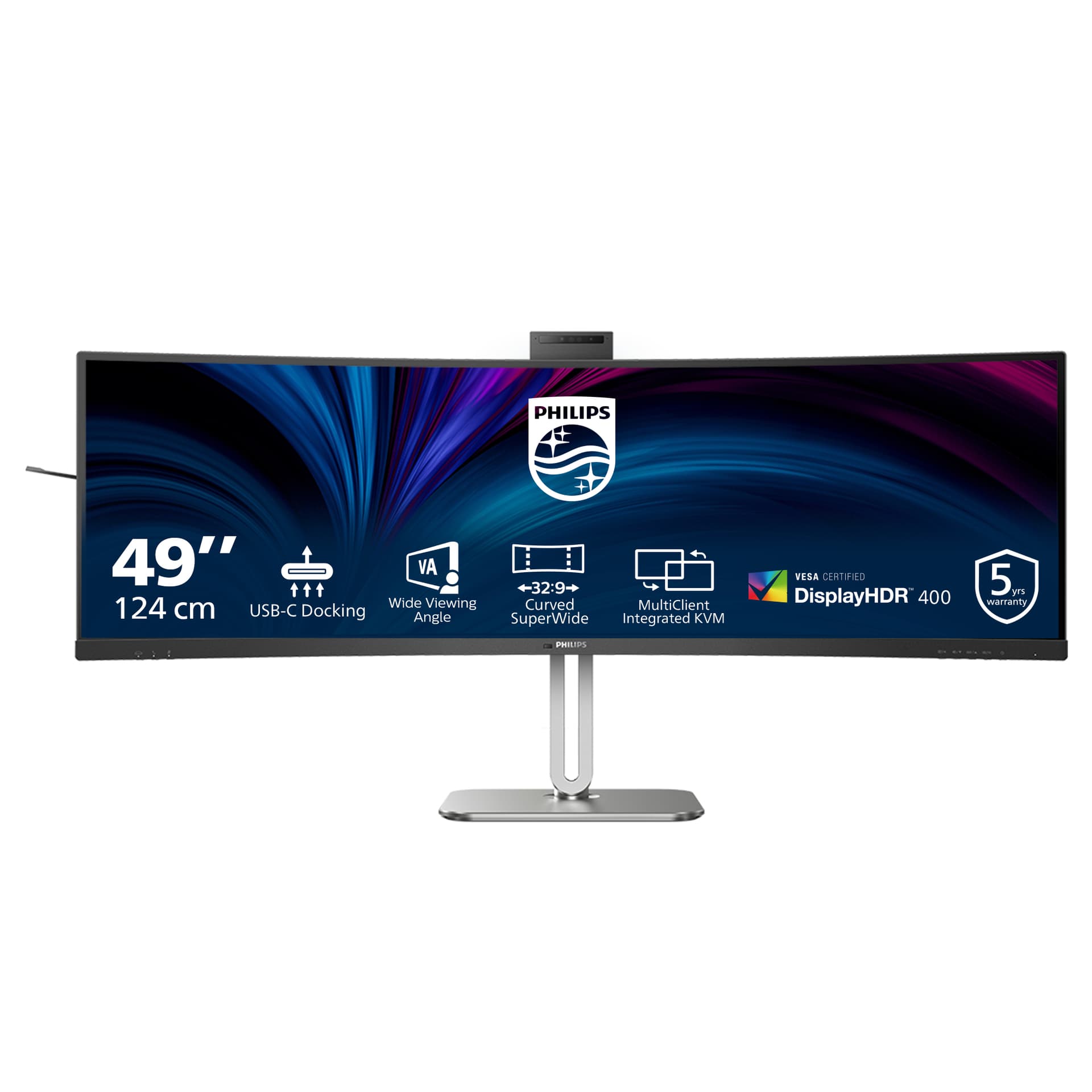 Philips 5000 series 49B2U5900CH/00, 124 cm (48.8"), 5120 x 1440 pixels