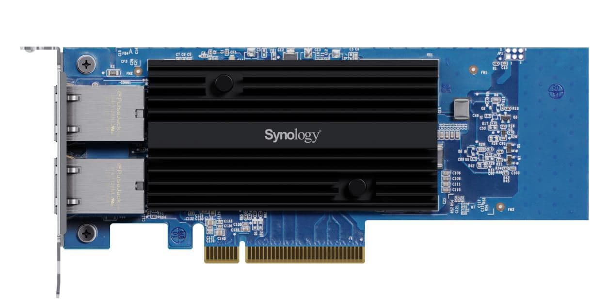 Synology - Adaptador de rede - PCIe 3.0 x8 baixo perfil - 10Gb Ethernet x 2