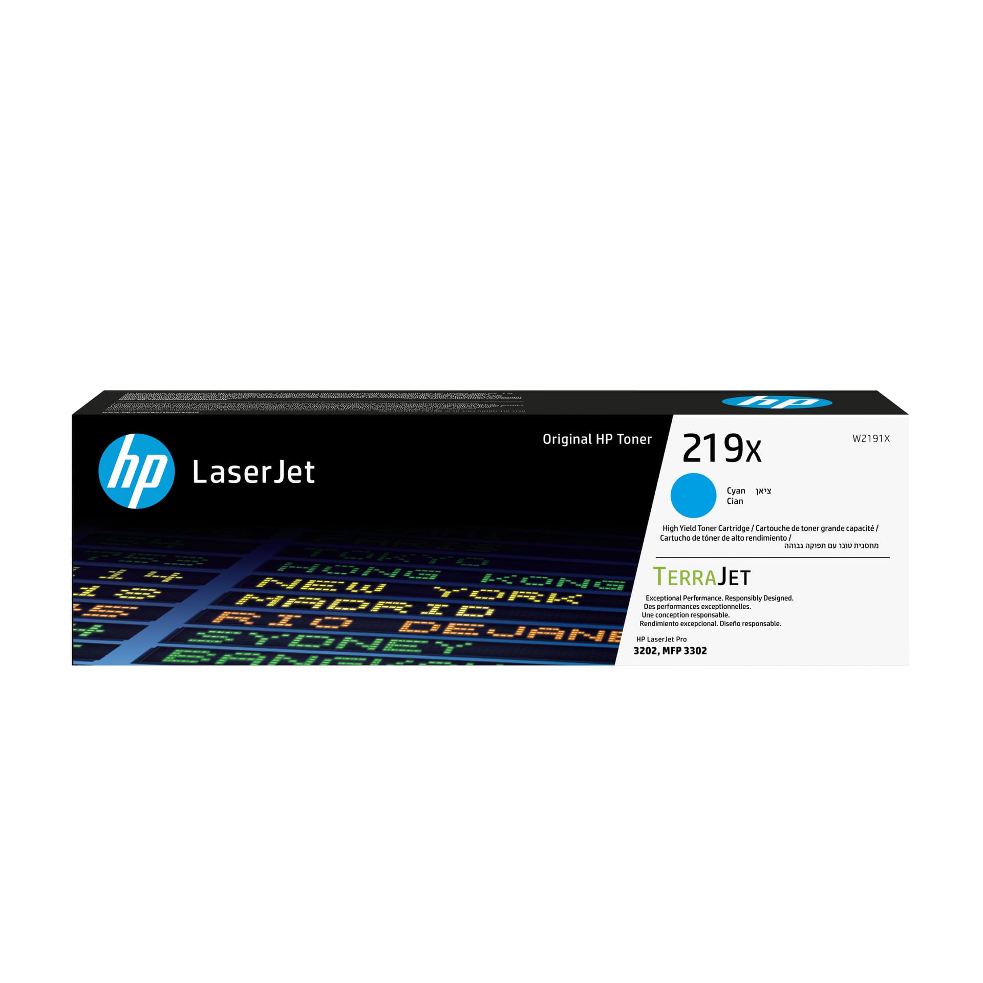 HP Toner LaserJet Original 219X Ciano de Elevado Rendimento
