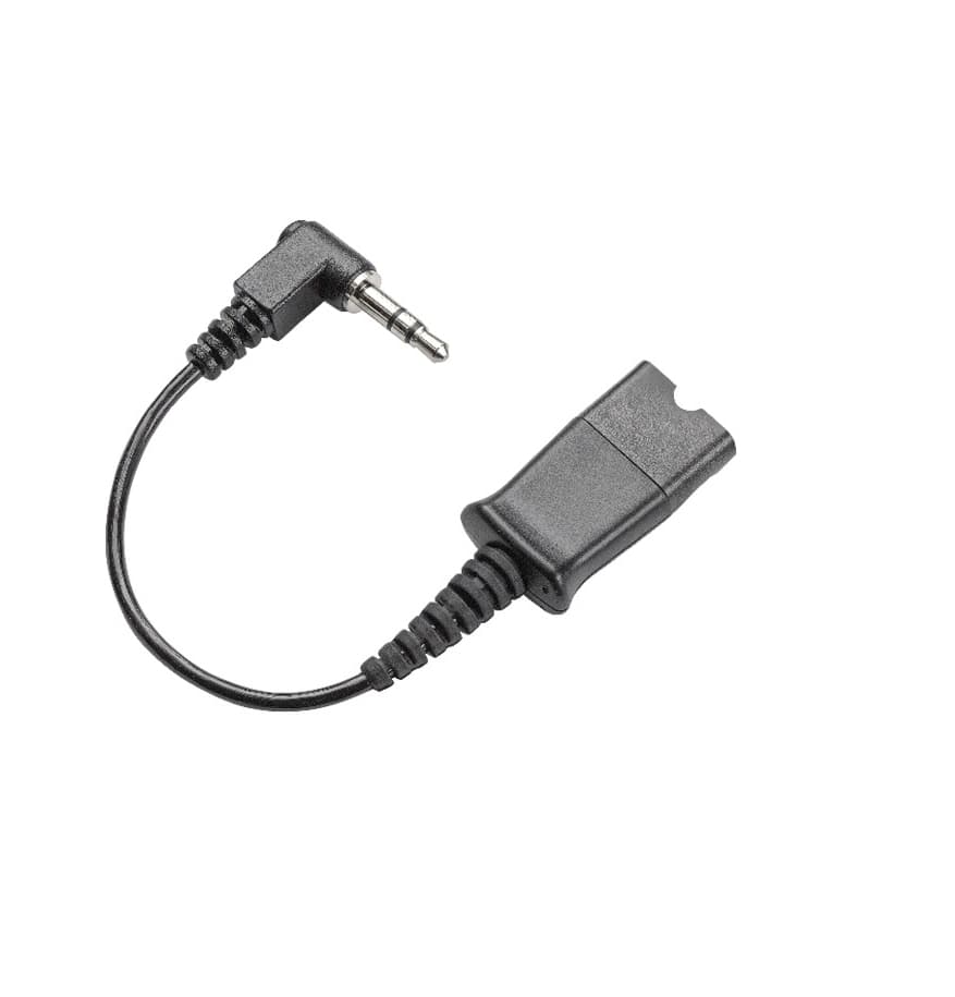 Poly - Adaptador de áudio - ficha áudio de 3,5mm para Quick Disconnect - 3 m - Replaces Poly SKU 38267-01