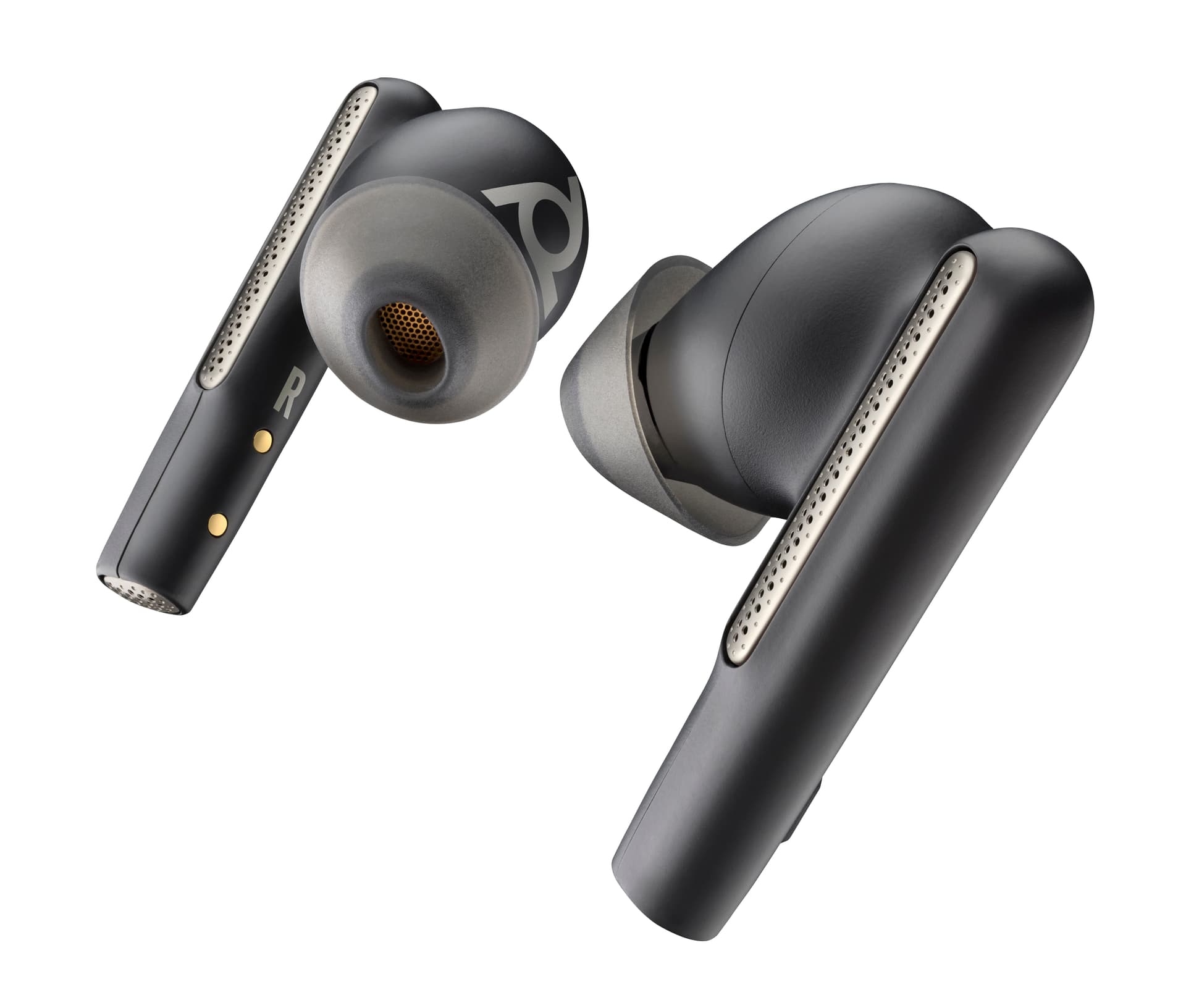 Poly - Audiofone para auriculares verdadeiramente sem fios - preto (pacote de 2 peças) - Replaces Poly SKU 221223-03