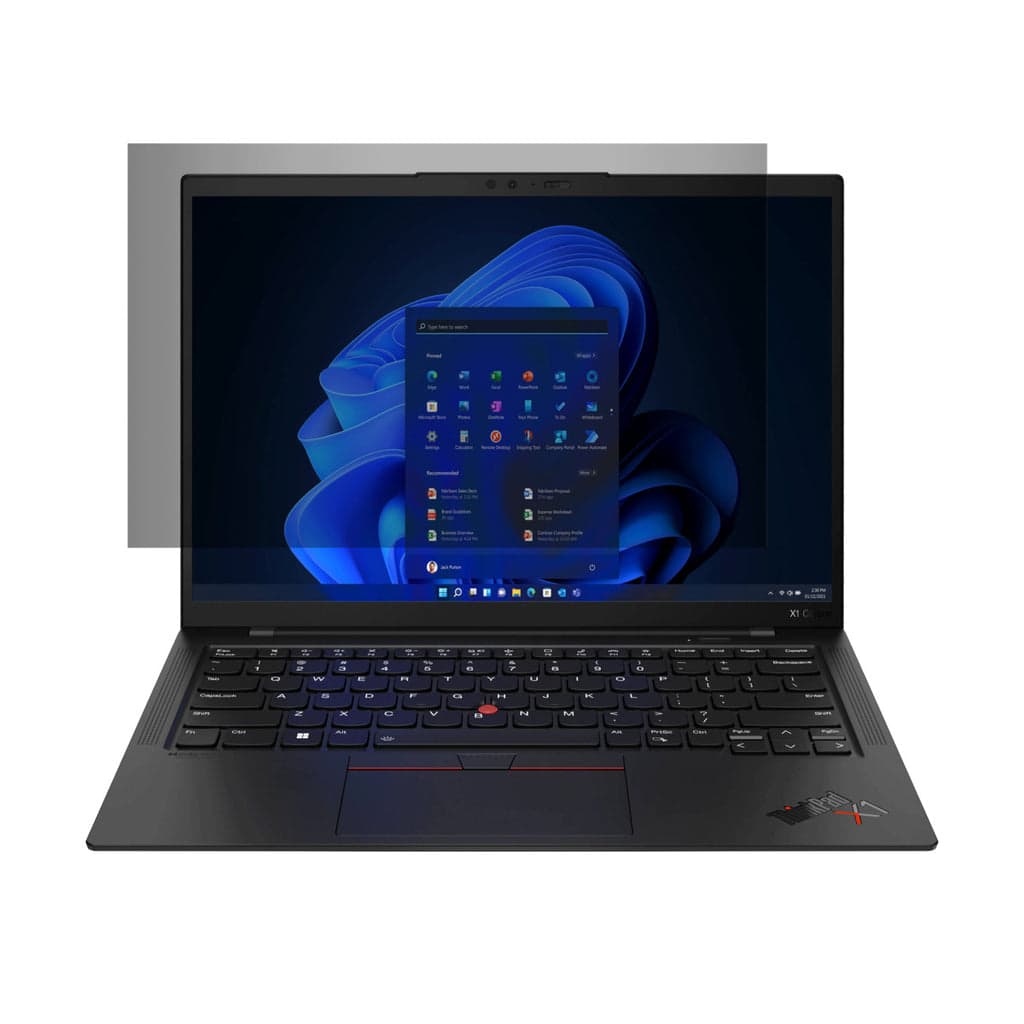 Targus 4Vu - Filtro de privacidade de notebook - amovível - adesivo, abas de dobradiça, dobradiças flip - 14"