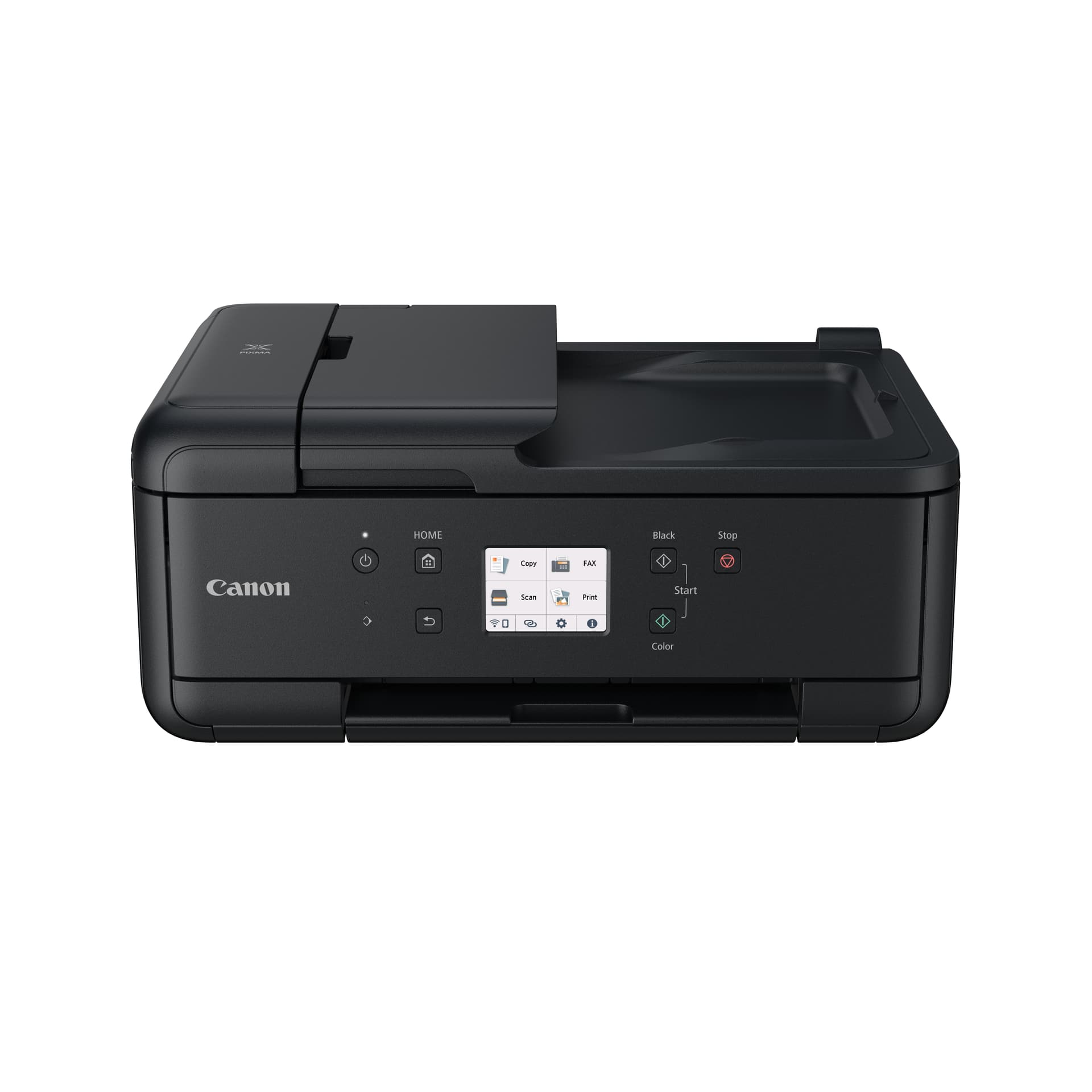 Canon PIXMA TR7650 - Impressora multi-funções - a cores - jacto de tinta - A4 (210 x 297 mm), Legal (216 x 356 mm) (original) - A4/Legal (media) - até 15 ipm (impressão) - 200 folhas - 33.6 Kbps - Wi-Fi(n), USB 2.0
