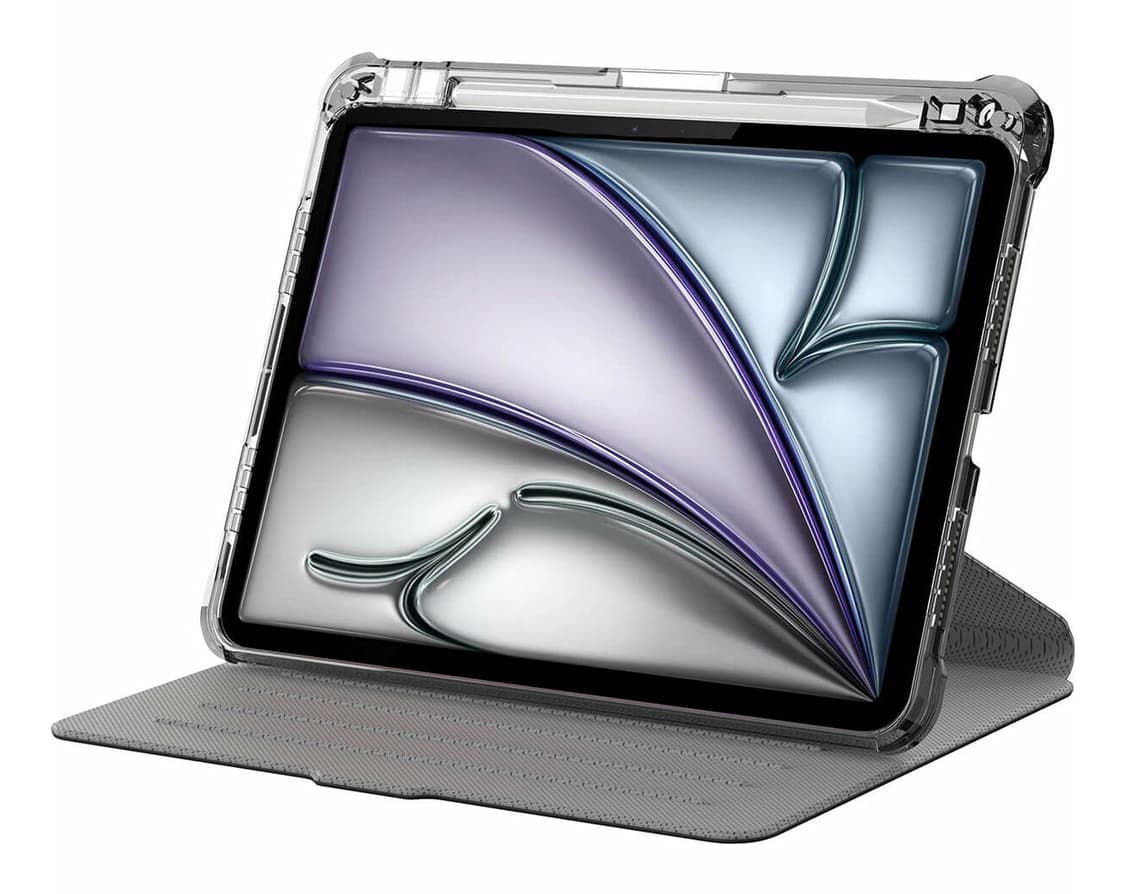 Targus Pro-Tek - Capa flip cover para tablet - poliuretano termoplástico (TPU) - claro, preto - 11" - para Apple 11-inch iPad Pro (M4)