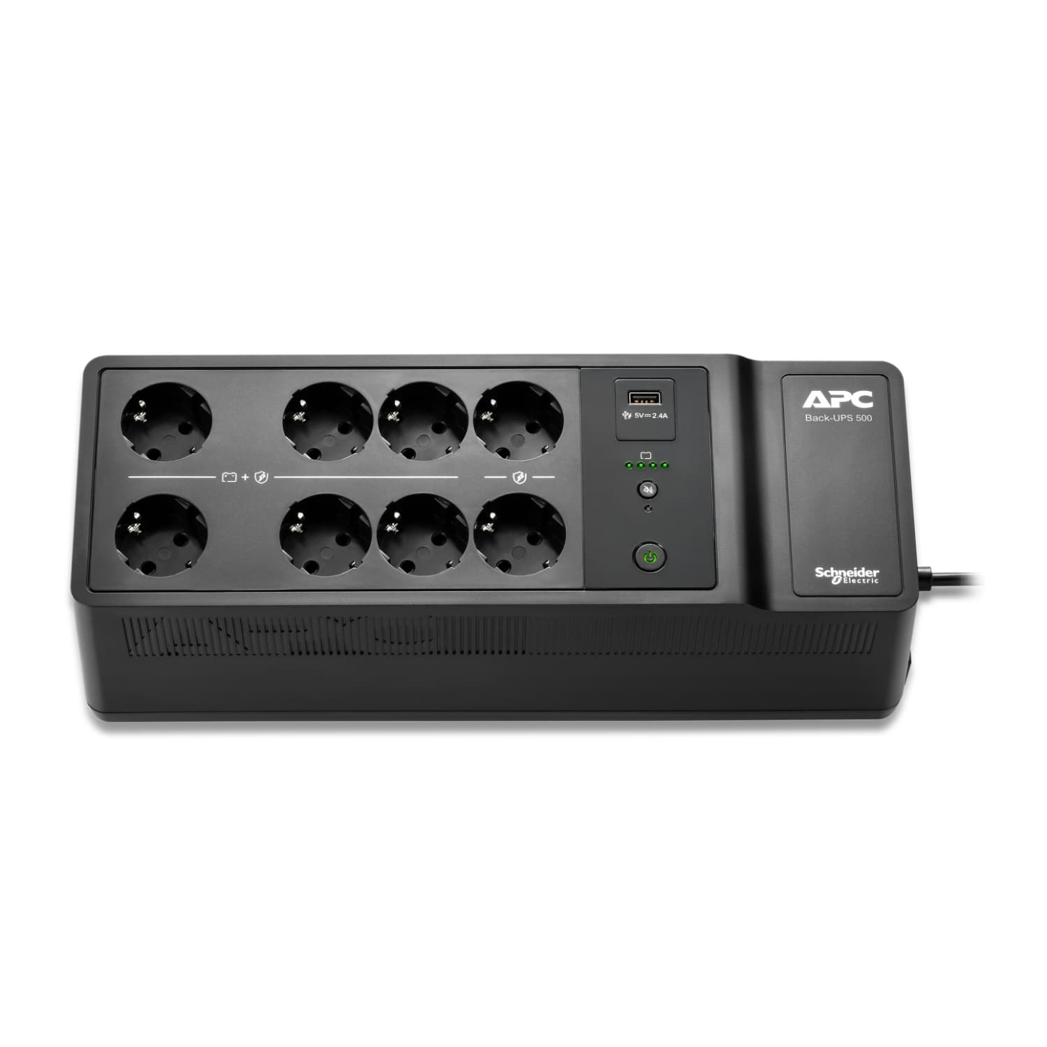 APC Back-UPS - UPS (montável na parede / montável na superfície) - AC 230 V - 300 watt - 500 VA - conectores de saída: 8