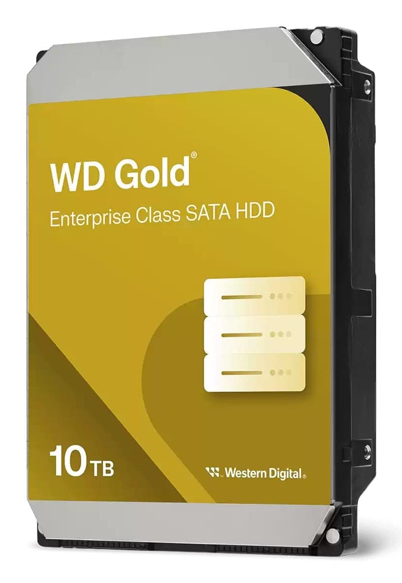 WD Gold WD103KRYZ - Disco rígido - Enterprise - 10 TB - interna - 3.5" - SATA 6Gb/s - 7200 rpm - buffer: 512 MB