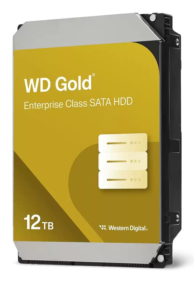 WD Gold WD122KRYZ - Disco rígido - Enterprise - 12 TB - interna - 3.5" - SATA 6Gb/s - 7200 rpm - buffer: 512 MB