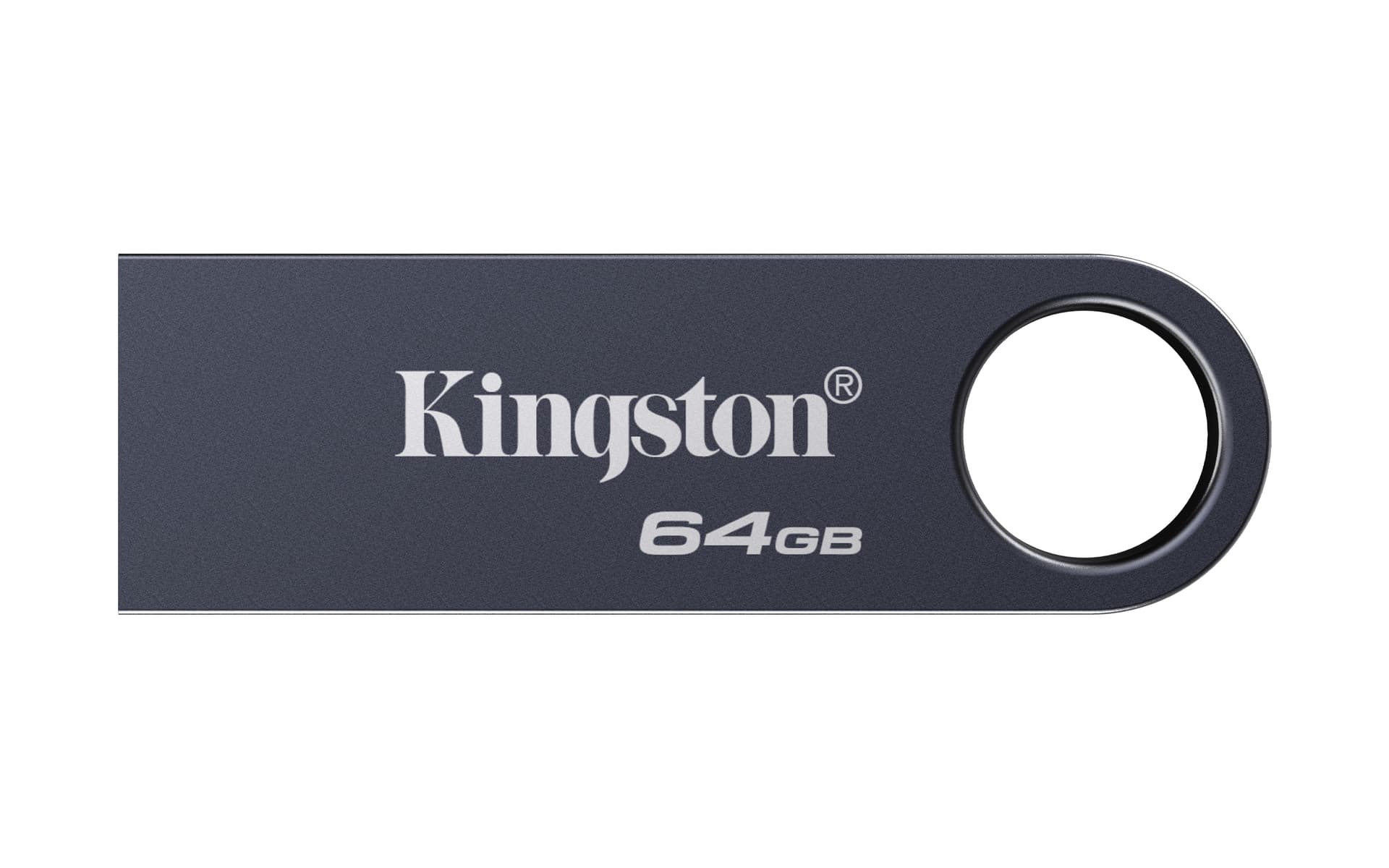 Kingston DataTraveler SE9 G3 - Drive flash USB - 64 GB - USB 3.2 Gen 1 - níquel escuro