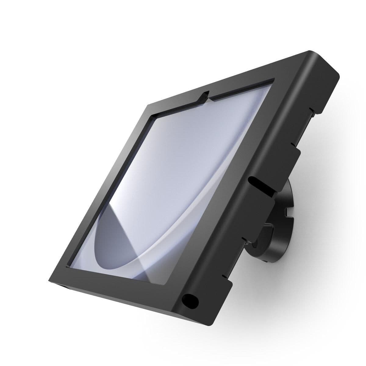 Compulocks Galaxy Tab A9+ Apex Enclosure Tilting Wall Mount - Kit de montagem (caixa) - câmara frontal/traseira e sensores expostos - para tablet - inclinação - bloqueável - alumínio, moldura metálica - preto - tamanho de tela: 11" - montável em pare