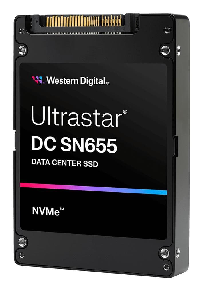 WD Ultrastar DC SN655 WUS5EA138ESP7E1 - SSD - 3.84 TB - interna - 2.5" - U.3 PCIe 4.0 (NVMe)