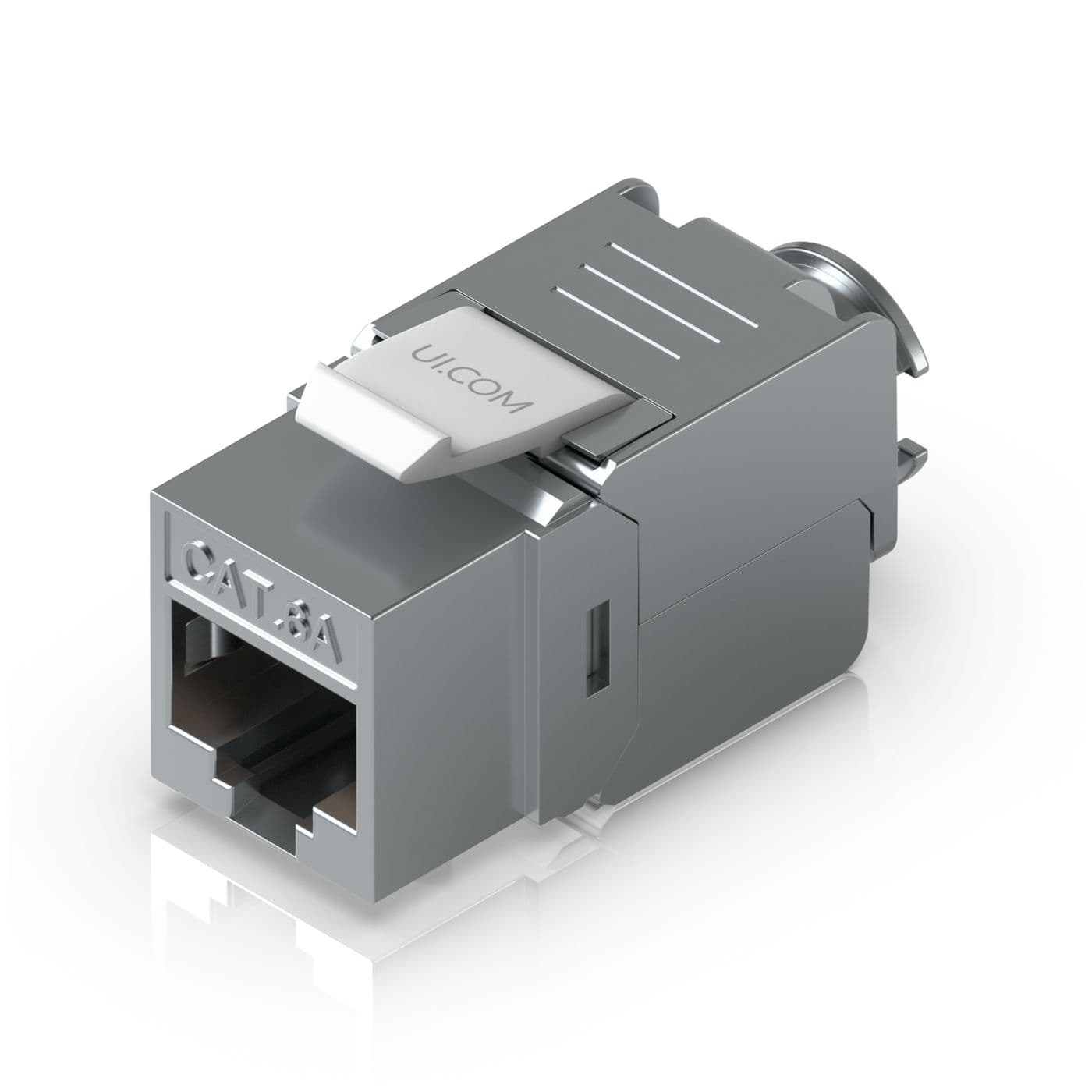 Ubiquiti - Conector de rede - RJ-45 (F) keystone - CAT 6a (pacote de 12)