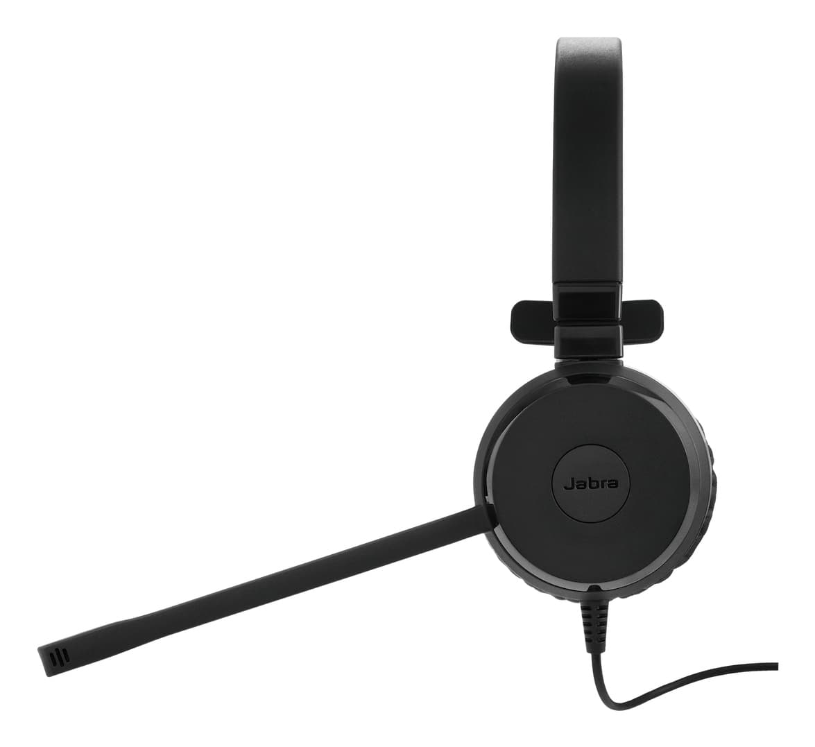 Jabra Evolve 30 II UC stereo - Auscultadores - no ouvido - com cabo - USB-C, USB-A - isolamento de ruído - Certificação Alcatel-Lucent, Certificação Avaya, Certificado para Microsoft Teams, Cisco Certified, Certificação Unify