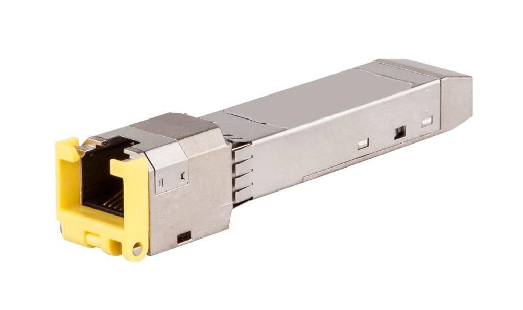 HPE Networking Instant On - Módulo de transceptor SFP (mini-GBIC) - 1GbE - durante CAT 5e - 1000Base-T - RJ-45 - até 100 m