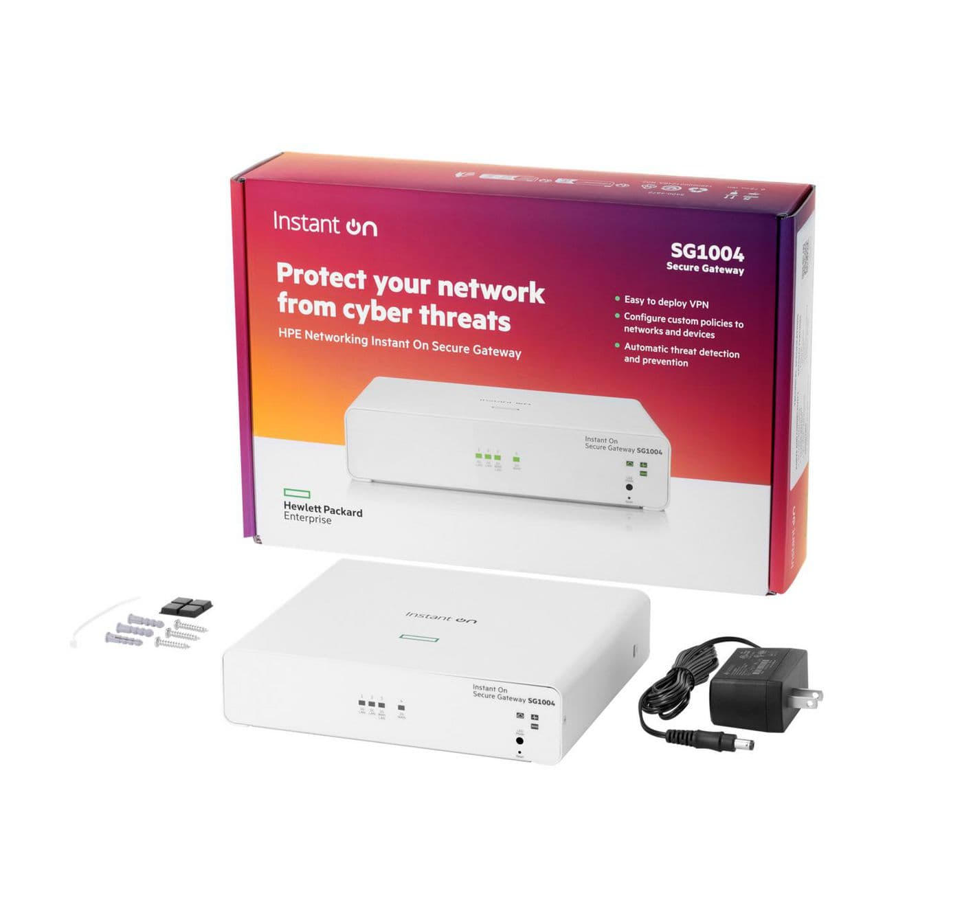 HPE Networking Instant On SG1004 - Porta - seguro - 4 portas - 1GbE