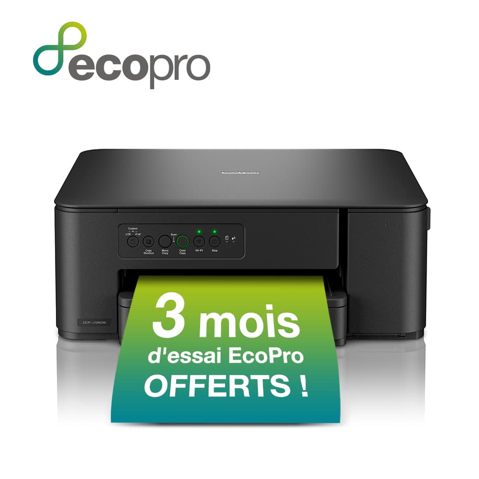 Brother DCP-J1260W - Impressora multi-funções - a cores - jacto de tinta - A4/Legal (media) - 150 folhas - USB 2.0, Wi-Fi(n)