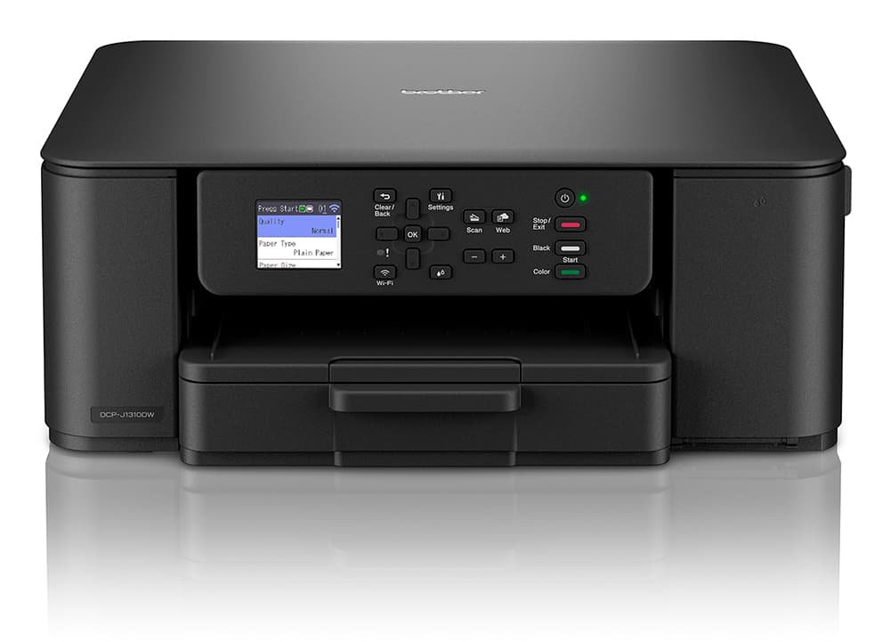 Brother DCP-J1310DW - Impressora multi-funções - a cores - jacto de tinta - A4/Legal (media) - 150 folhas - USB 2.0, Wi-Fi(n)