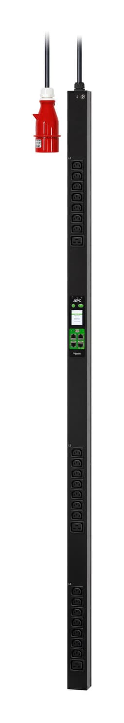 APC EasyPDU EPDU2216M - Unidade de distribuição de potência (montável em bastidor) - medido - AC 400 V - 11 kW - 11040 VA - 3 fases - Ethernet 10/100/1000, serial, USB - entrada: IEC 60309 3P+N+E - conectores de saída: 24 (21 x IEC 60320 C13, 3 x IEC