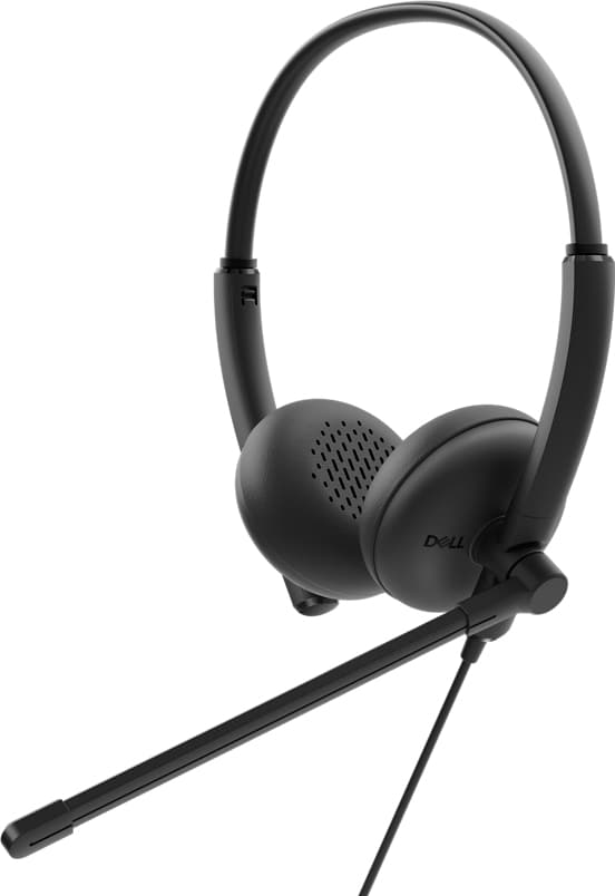 Dell Wired Headset WH125 - Auscultadores - no ouvido - com cabo - USB-A - preto
