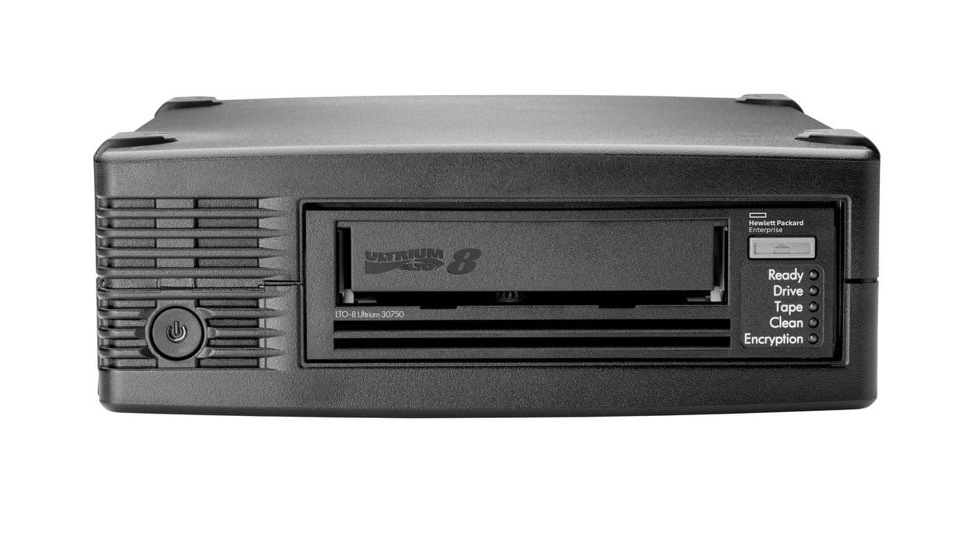 HPE Storage LTO-8 Ultrium - Unidade de fita - LTO Ultrium (12 TB / 30 TB) - Ultrium 8 - SAS-2 - externo - criptografia, capacidade WORM