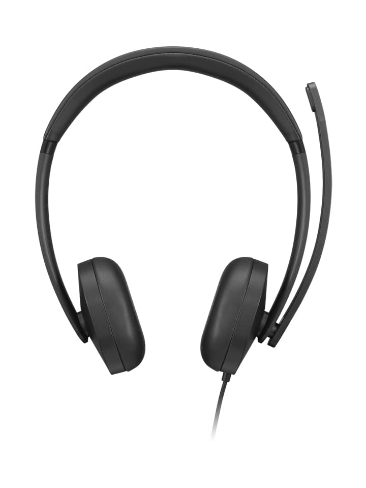 Lenovo 5000 - Auscultadores - no ouvido - com cabo - USB-C - preto - Certificado para Microsoft Teams