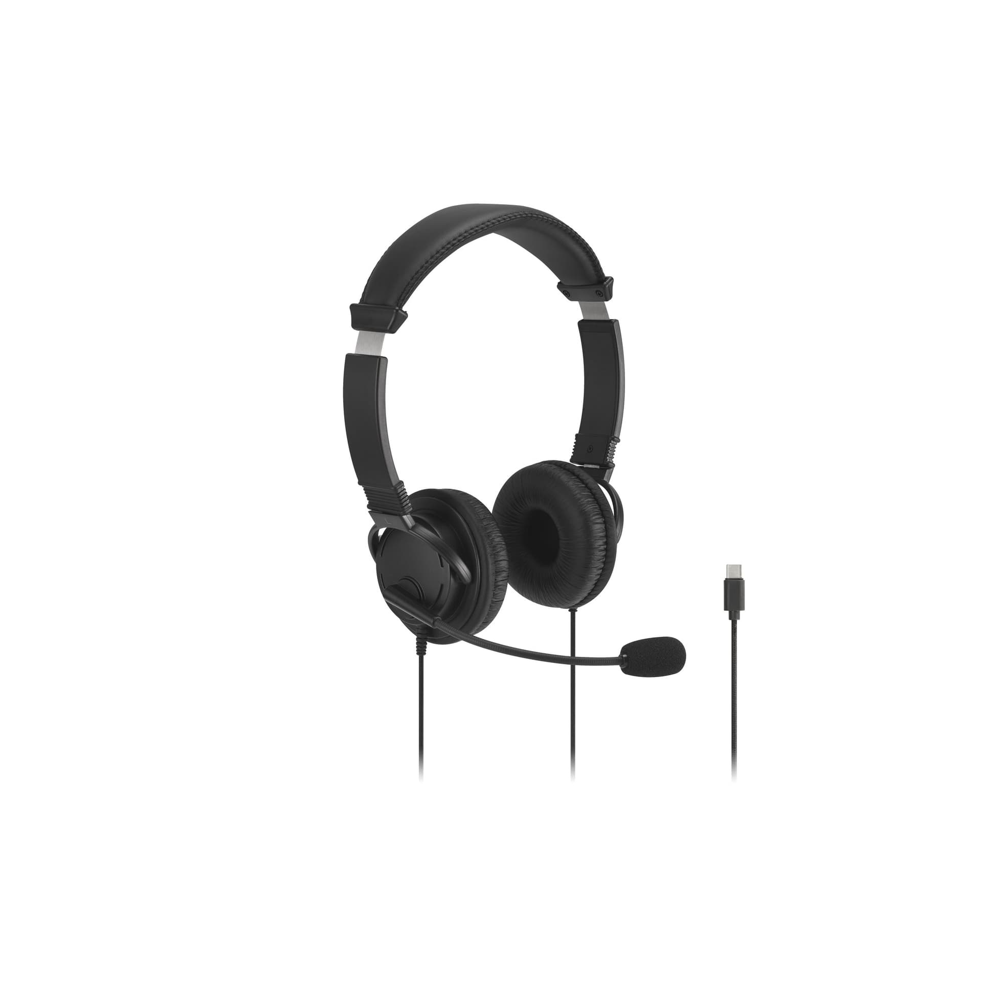 Kensington - Auscultadores - no ouvido - com cabo - USB-C - preto