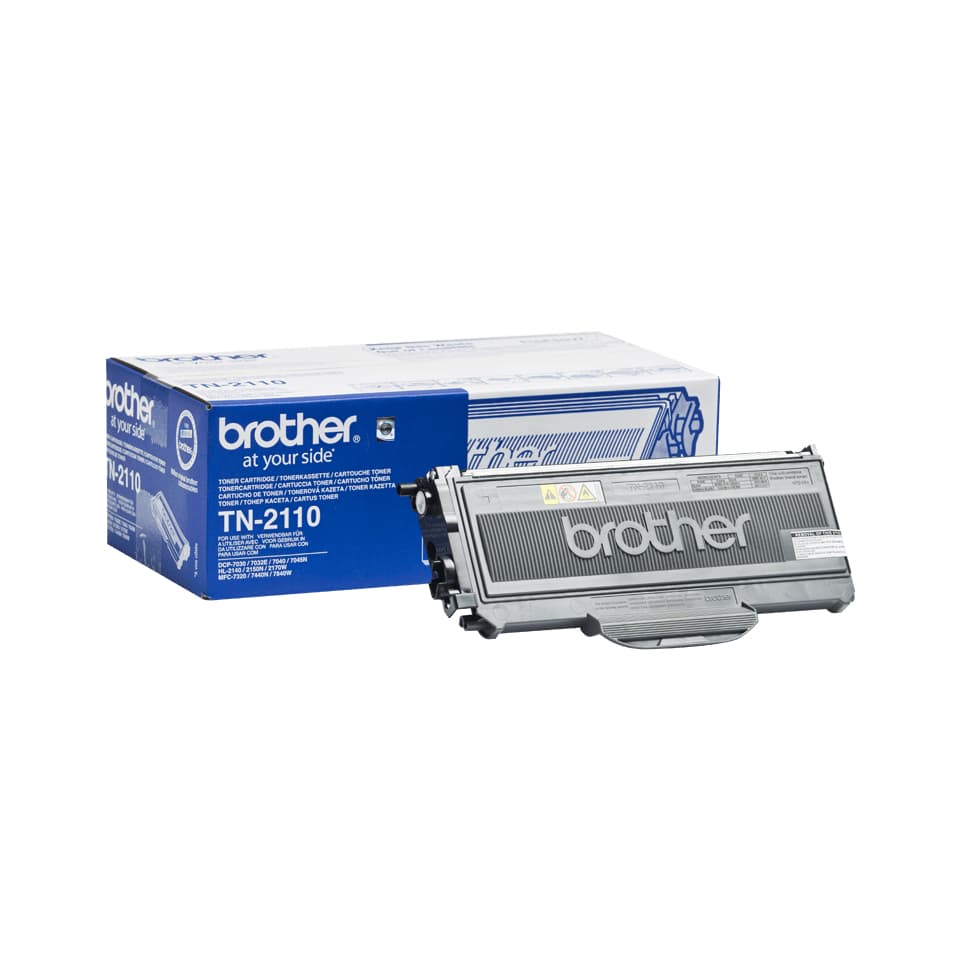 Brother TN2110 - Preto - original - cartucho de toner - para Brother DCP-7045N, HL-2150N, MFC-7320, Justio DCP-7040