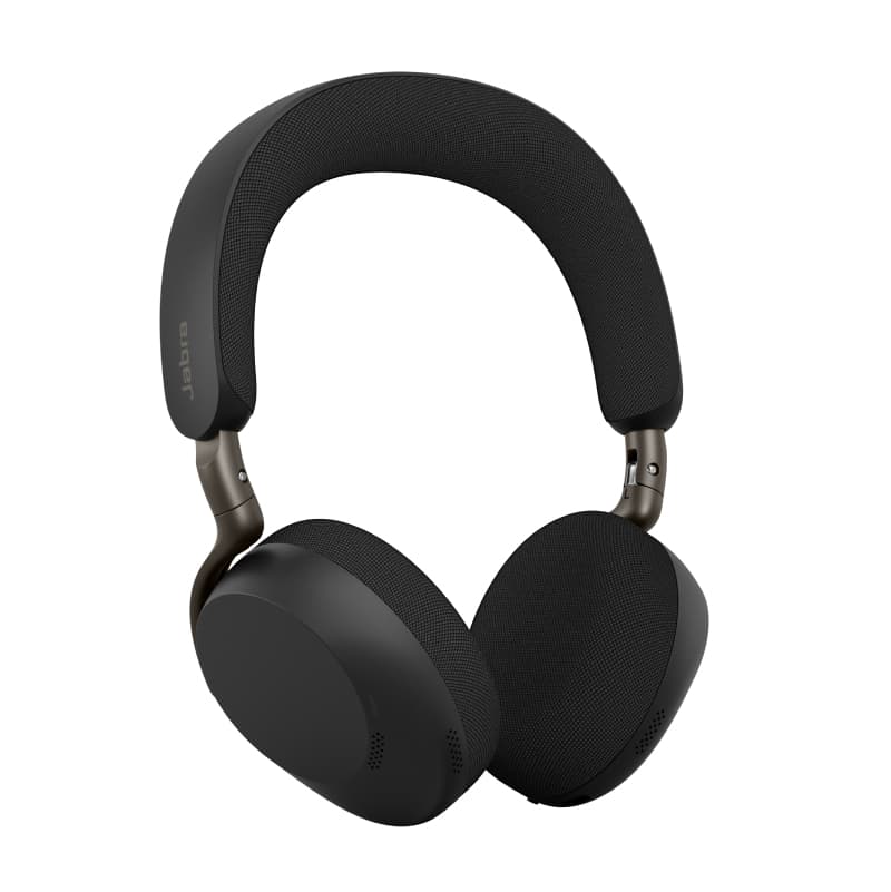 Jabra Evolve3 75 MS - Auscultadores - no ouvido - bluetooth - sem fios - cancelamento de ruído activo - USB-C através de adaptador de Bluetooth - preto - Certificado para Microsoft Teams, Certificado para o Microsoft Teams Open Office