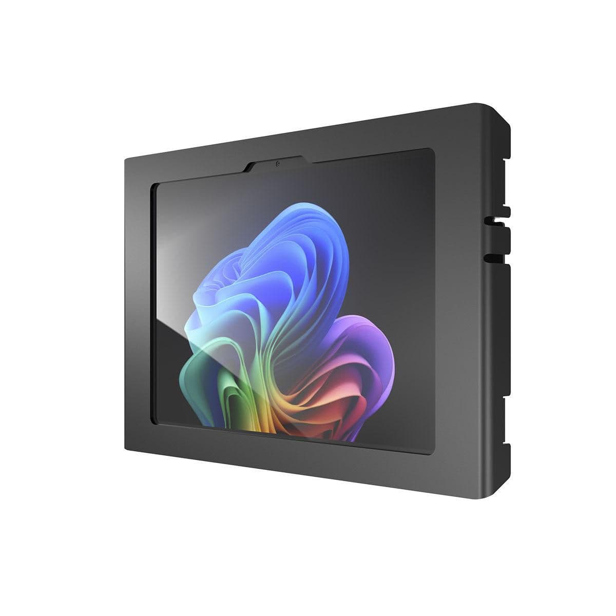 Compulocks - Cobertura - câmera e sensores frontais/traseiros expostos, inclinável - para tablet - secure - bloqueável - moldura metálica - preto - tamanho de tela: 12" - montável em parede
