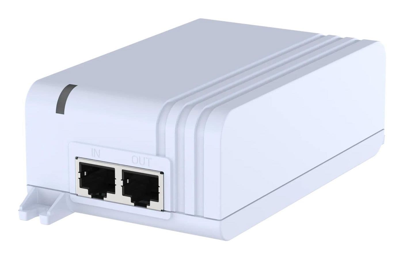 AXIS TU8006 - Injector de energia (montável em calha DIN / externo) - midspan - AC 100-240 V - 60 watt - Ethernet 10/100/1000 - conectores de saída: 1 - branco