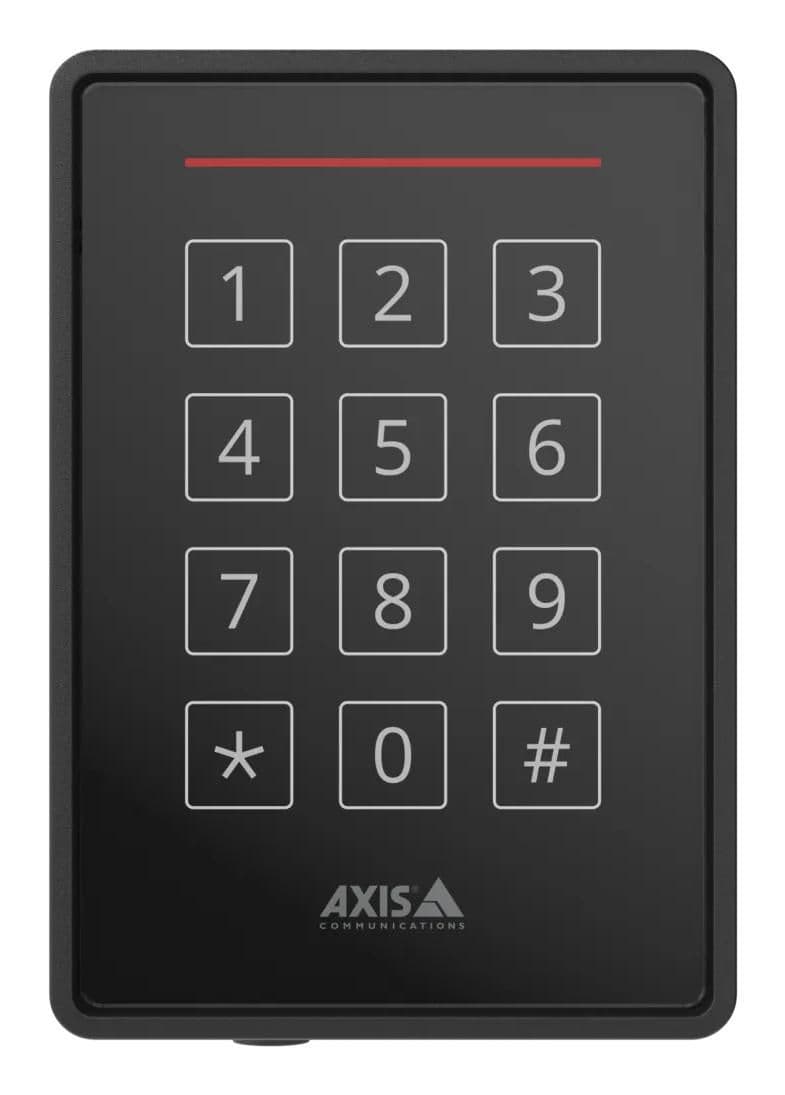 Axis A4131-E Reader - RFID leitor de proximidade/teclado - com cabo - preto, NCS S 9000-N